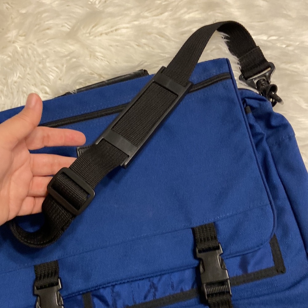 Protocol Shoulder Bag blue color excellent condition - Picture 3 of 12